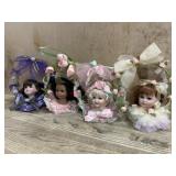 4- Doll head wall hangers