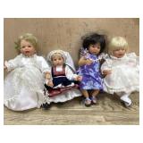 4- Lee Middleton miniature dolls  Hawaiian,