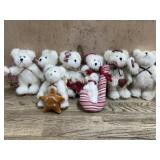 7- White Boyds Bears Christmas bears