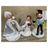 Annalee doll 10 inch Bride, Athlete and Angle