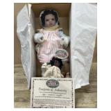 Ganz 12 inch porcelain doll in box