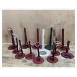 Flat of 12 Boyds Bears Doll stands