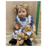 Lee Middleton Reva Schick doll in blue dress