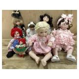 6- Marie Osmond porcelain  dolls various sizes  2