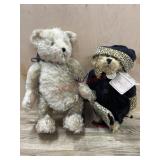 14 inch and 16 inch Boyds bears  Girl in leopard