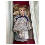 Marie Osmond 8 inch porcelain doll with cast