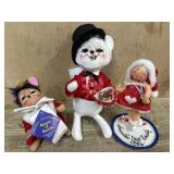 Annalee 10 inch Sweet on You mouse and 2-5 inch