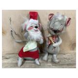 2- Annalee 10 inch mice dolls