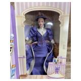 Avon California Perfume Barbie in purple dress
