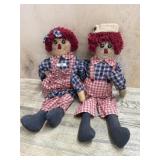 Raggedy Ann and Andy dolls