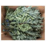 Large pre lit Christmas tree unknown size