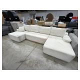 Abbyson living corduroy look sectional. Needs