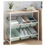 Seville Classics 6-Bin Organizer, 32.5" W x