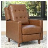 Jasper Mid-Century Top-Grain Leather Pushback