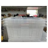 3-40qt storage totes no lids