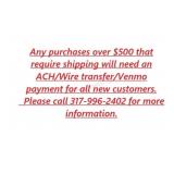Shipping Info Cont.