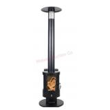 Wood pellet patio heater