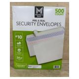 500-Count Peel and Seal Security Envelopes