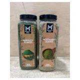 Parsley Flakes and Rosemary Leaves Bottles