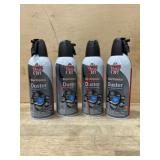 Four Dust-Off Electronics Dusters