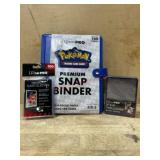 Pokemon Snap Binder With Card Accessories