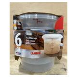 6 Qt Food Storage Containers with Covers