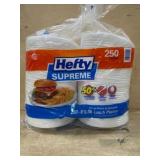 Hefty Supreme 8.75in Lunch Plates, Pack of 250