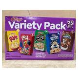 Kelloggï¿½s Cereal Variety Pack ï¿½ 25 Mini Boxes
