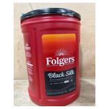 Folgers Black Silk Coffee Canister