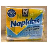 Pack of 1200 Napkins for Everyday Use