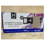New- Full Motion TV Wall Mount, Fits 32-100 Inches
