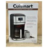 New- Cuisinart 12-Cup Burr Grind & Brew Coffeemake