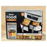 New- Ninja Foodi 2-Basket Air Fryer With DualZone