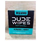 Pack of Dude Wipes Mint Chill Flushable Wipes