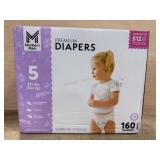 160 Diapers, Size 5