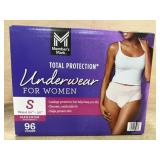 Womenï¿½s Total Protection Underwear, Size S