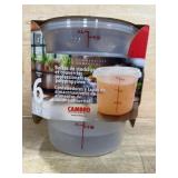 6 Cambro Food Storage Containers