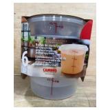 6 Clear Storage Containers with Lids