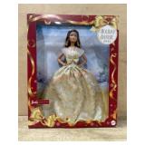 Holiday Barbie 2025 in Gold Gown