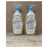 2 Baby Wash and Shampoo Bottles