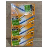 Pack of Bic Round Stic Blue Pens