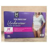 Womenï¿½s Total Protection Underwear 92-Count
