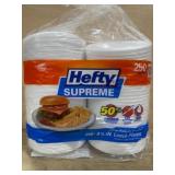 Hefty Supreme 8.5-Inch Paper Plates, 250 Ct.