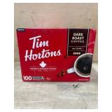 Tim Hortons Dark Roast Coffee, 100-Count