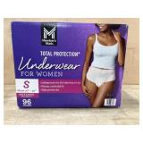 Womenï¿½s Protective Underwear, 96 Count