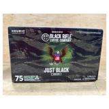 75 Just Black Coffee Pods