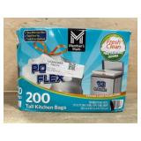 Tall Kitchen Bags with Drawstring, 200 Count
