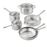 10-Piece Tri-Ply Modern Cookware Set