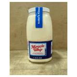 Jar of Miracle Whip Salad Dressing