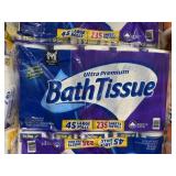 45 rolls bath tissue purple pack